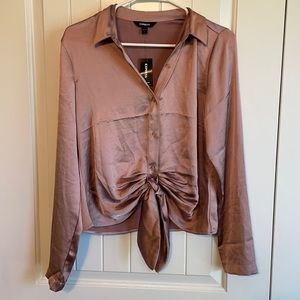 Express cropped portfolio shirt